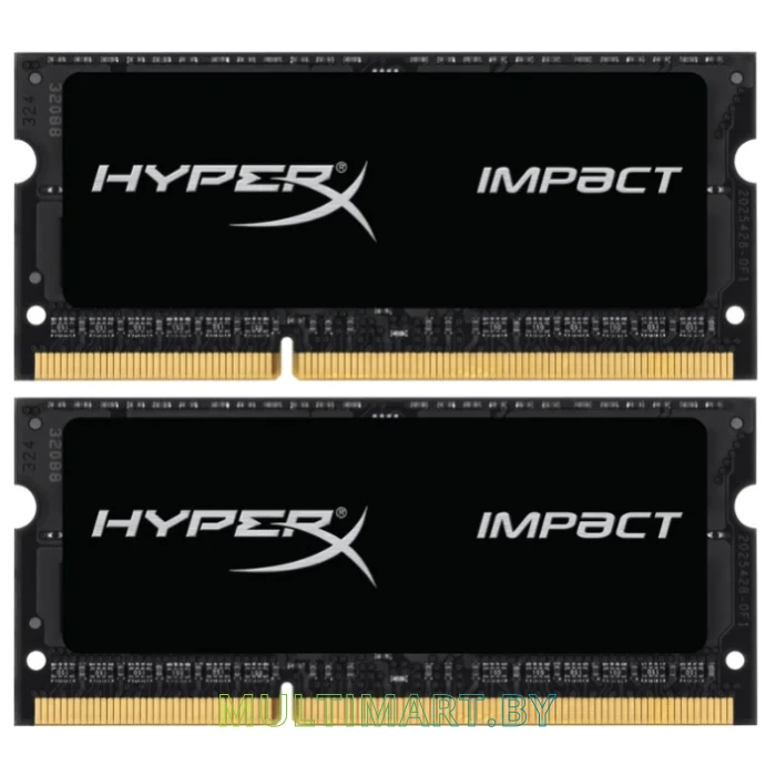 Оперативная память HyperX Impact 2x4GB DDR3 SODIMM PC3-17000 (HX321LS11IB2K2/8)